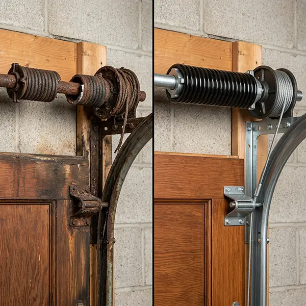 Professional garage door spring service for homeowners in Rosenberg TX