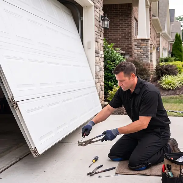 Residential garage door maintenance in Rosenberg Texas